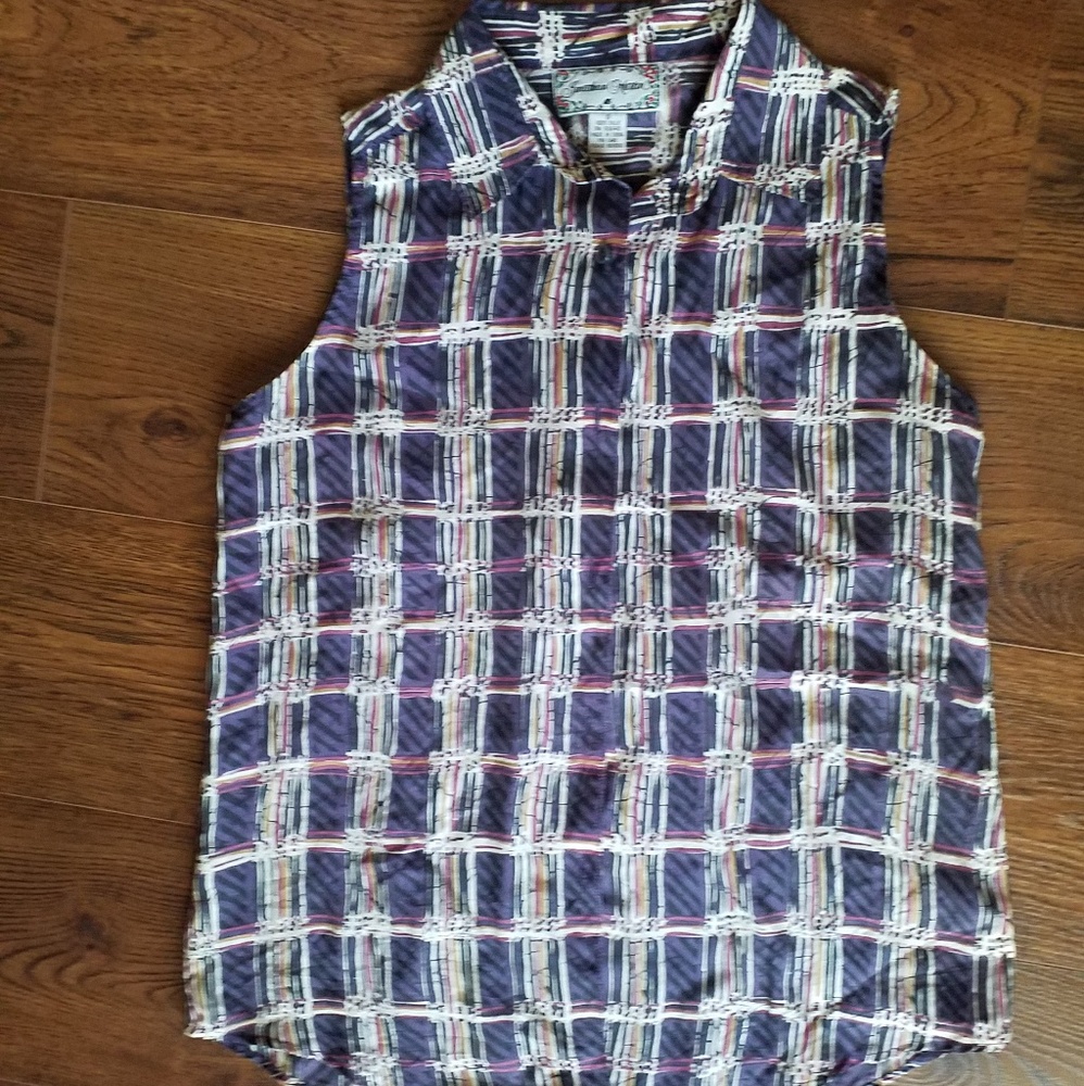 100% silk tank